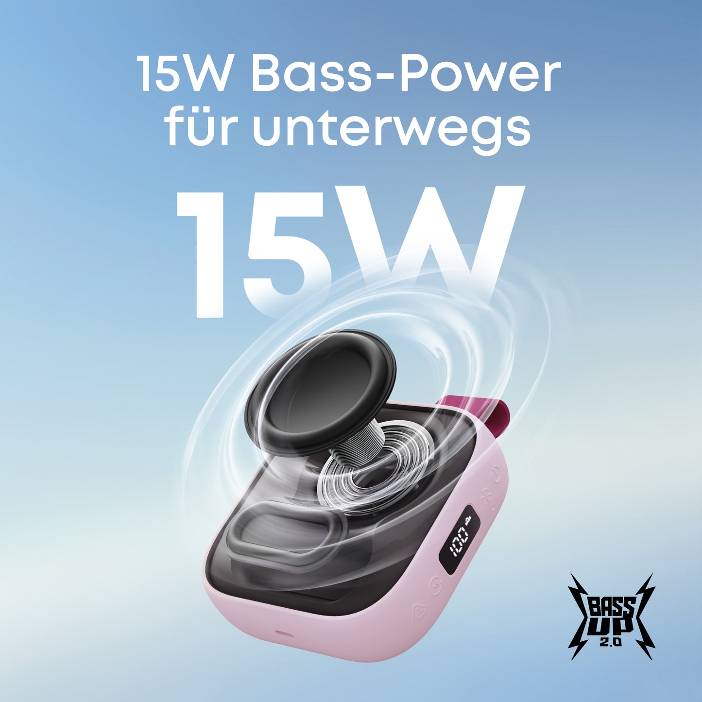 soundcore Boom Go 3i | Tragbarer Bluetooth-Lautsprecher mit kraftvollem Bass