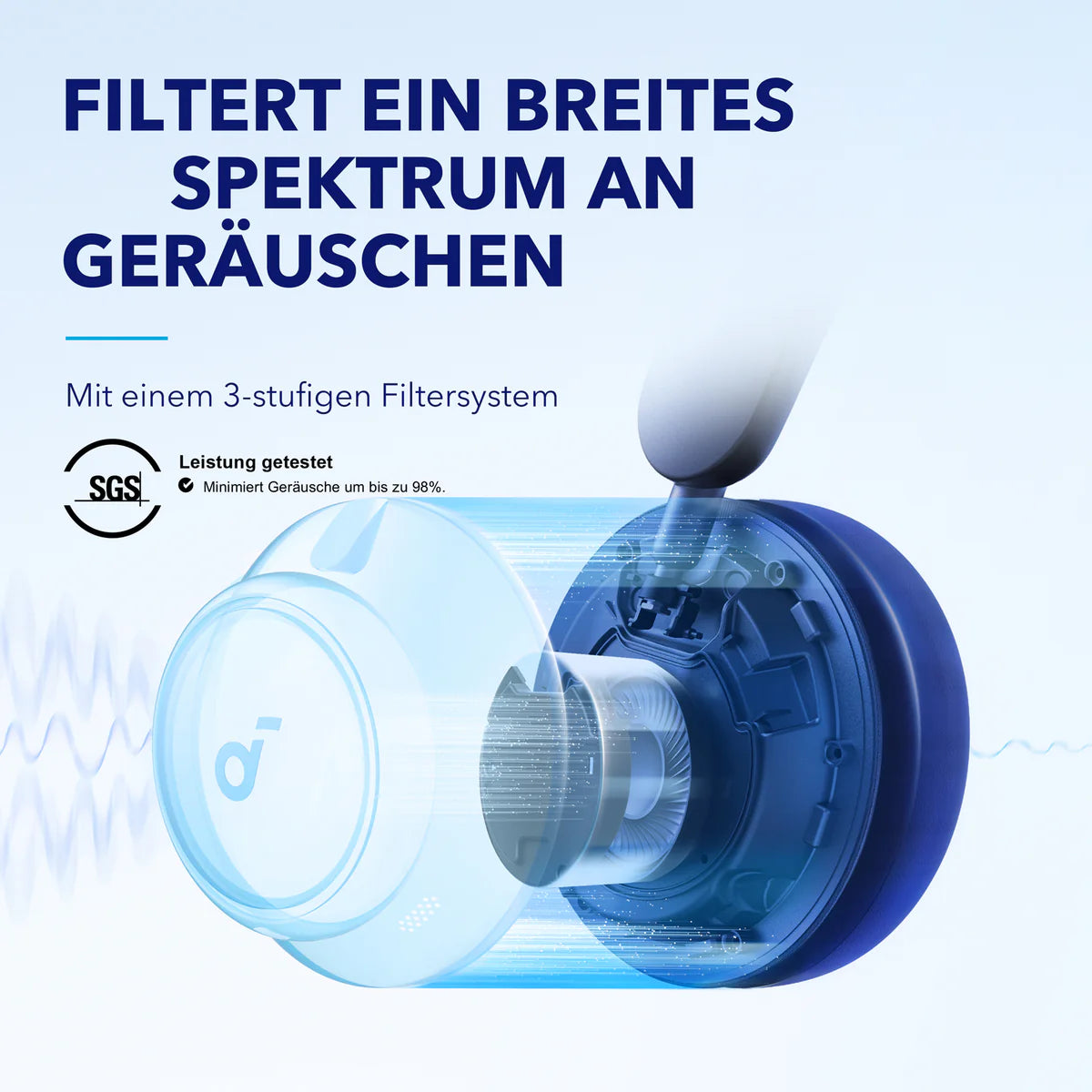 Space Q45 | Langlebige Noise-Cancelling-Kopfhörer