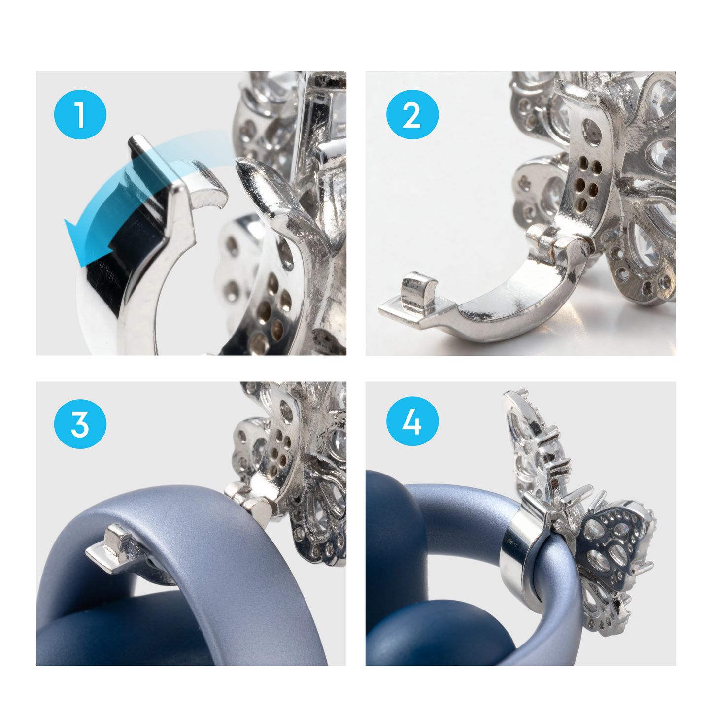 Stylisches Schmetterling-Accessoire | Exklusives Design für die soundcore AeroClip