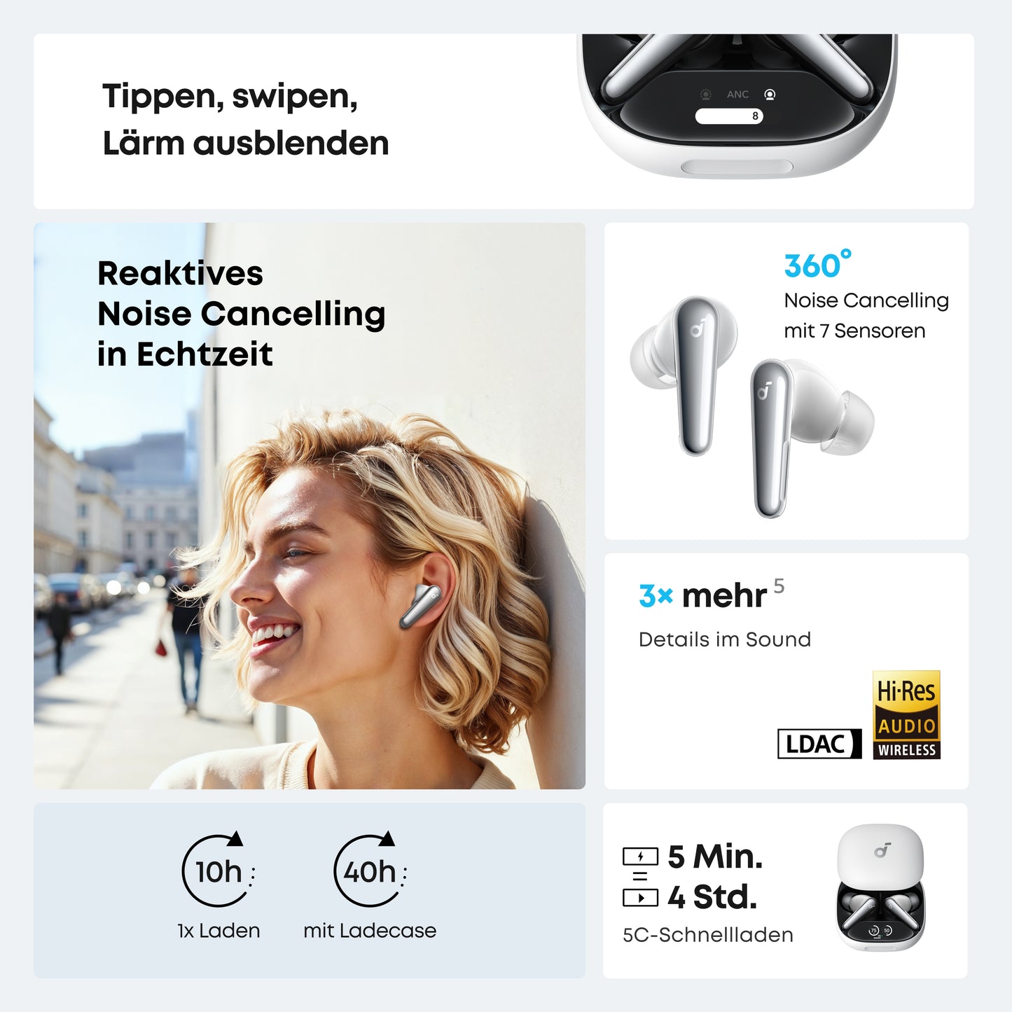 Liberty 4 Pro | True Wireless Earbuds mit Noise Cancelling