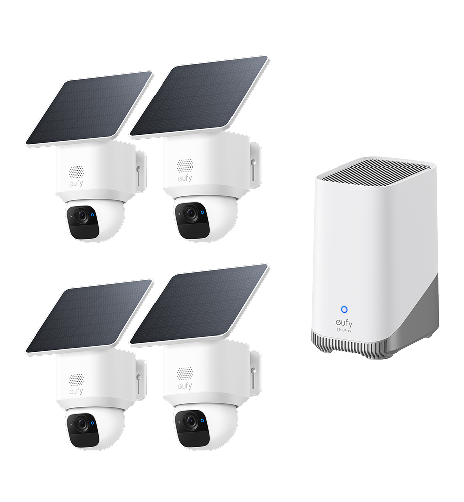eufyCam Solo E30 4-Kamera-Set + HomeBase 3