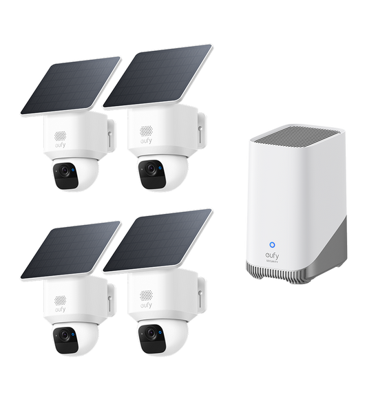eufyCam Solo E30 4-Kamera-Set + HomeBase 3