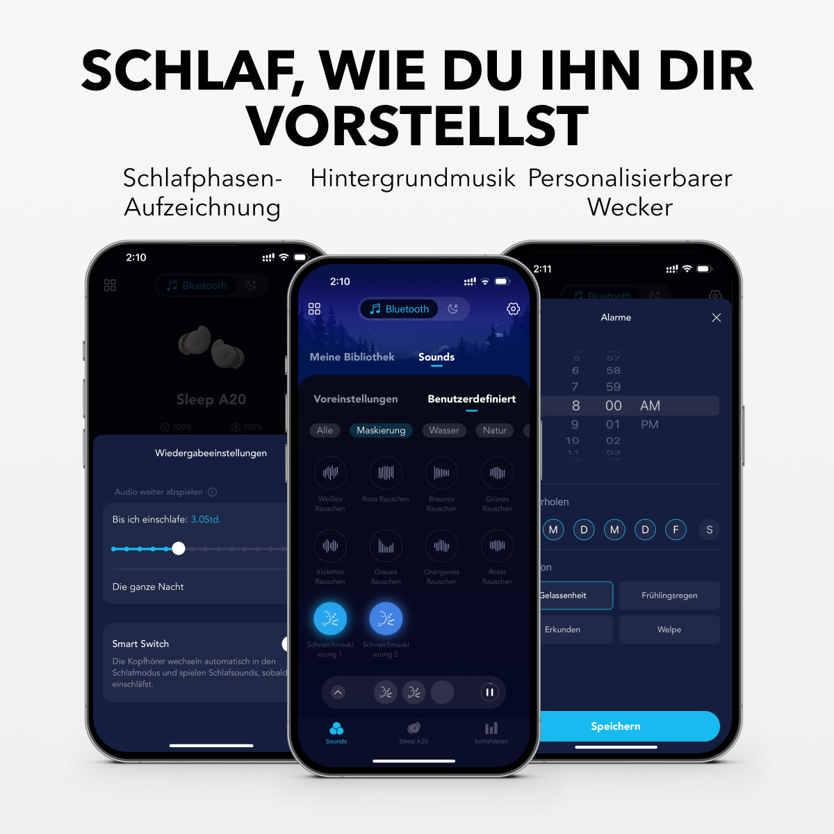 Sleep A20 | Die bequemen Schlaf-Earbuds der nächsten Generation