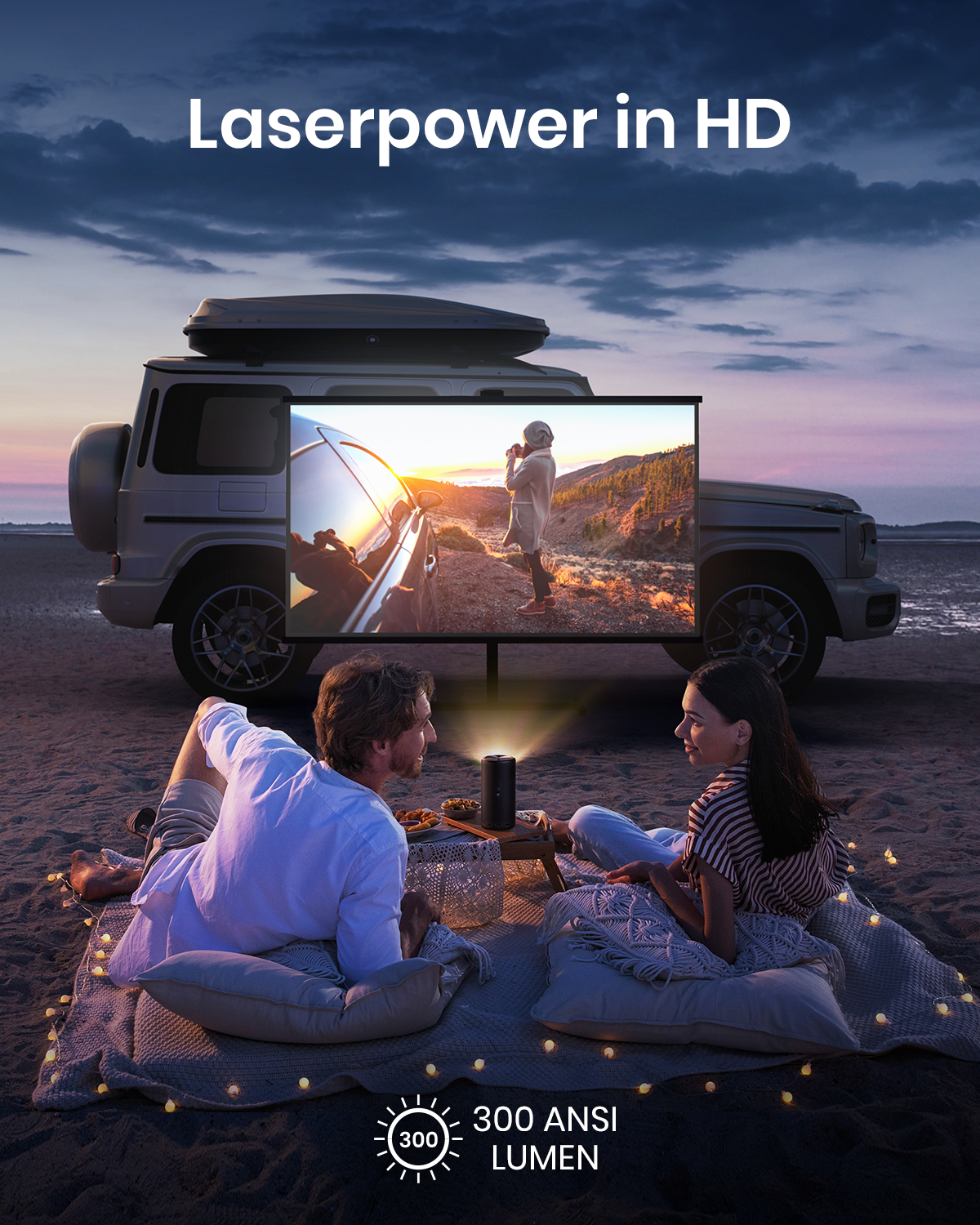 Capsule 3 Laser |  Laser-betriebener Mini-Projektor