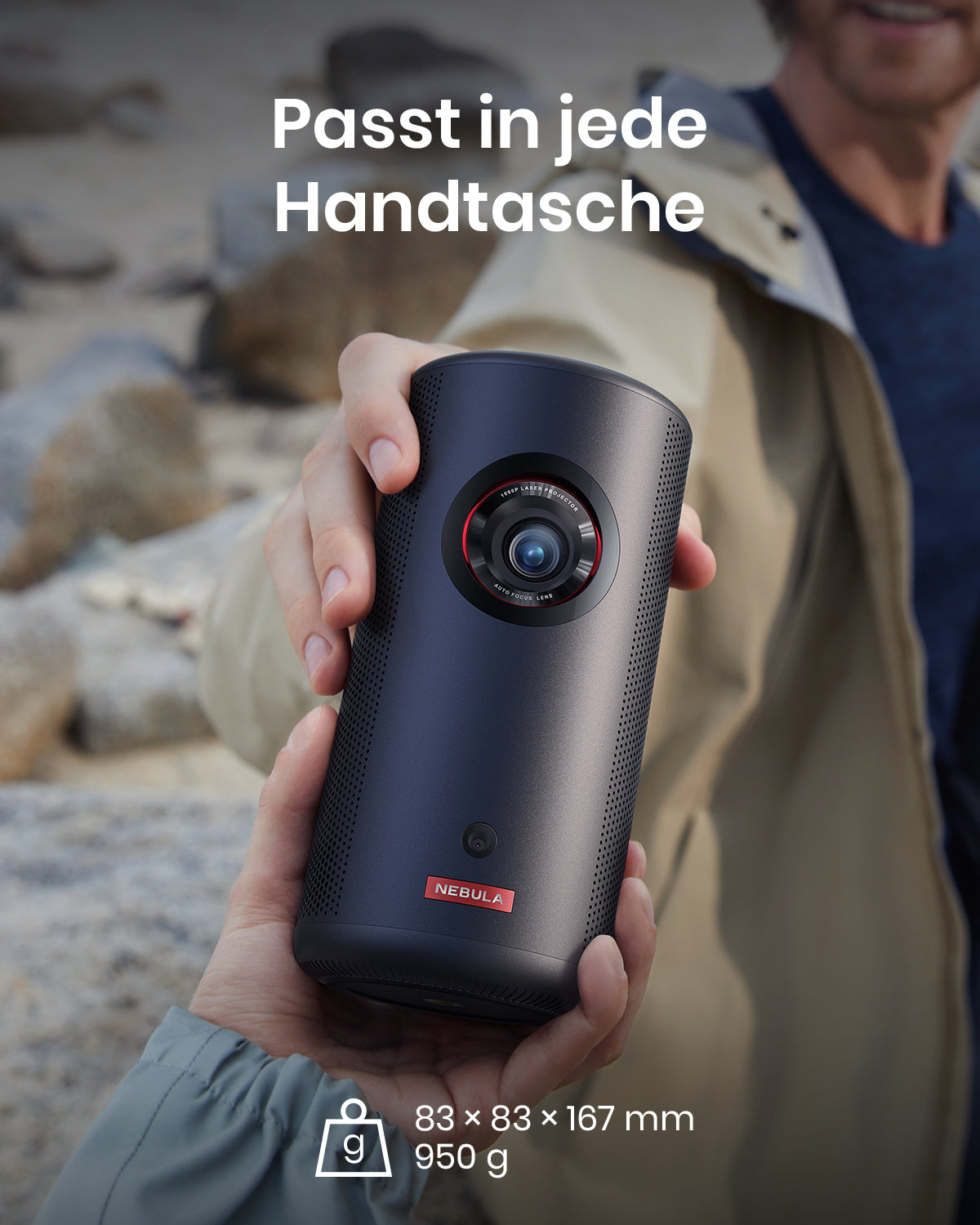 Capsule 3 Laser |  Laser-betriebener Mini-Projektor