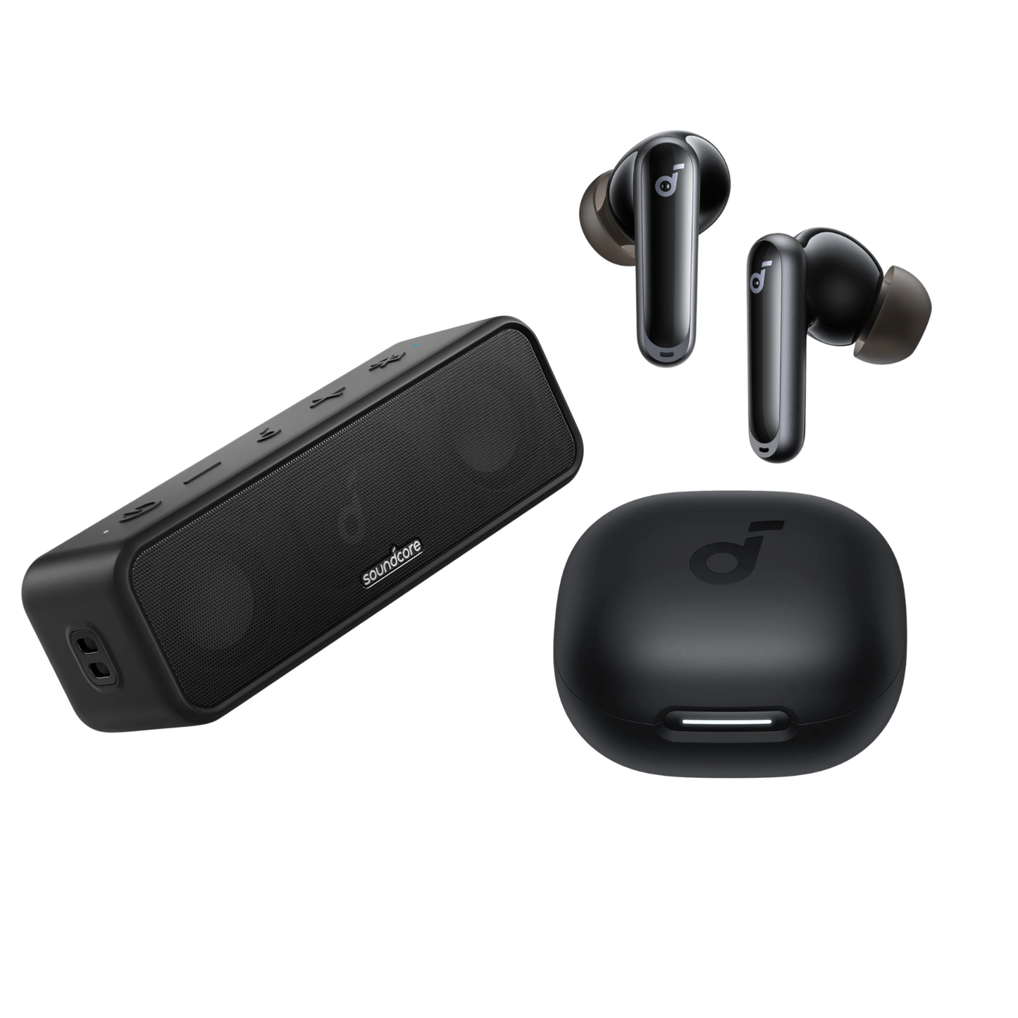 P40i | True-Wireless Earbuds mit Smart ANC + soundcore 3 | Bluetooth-Lautsprecher mit Stereo-Sound