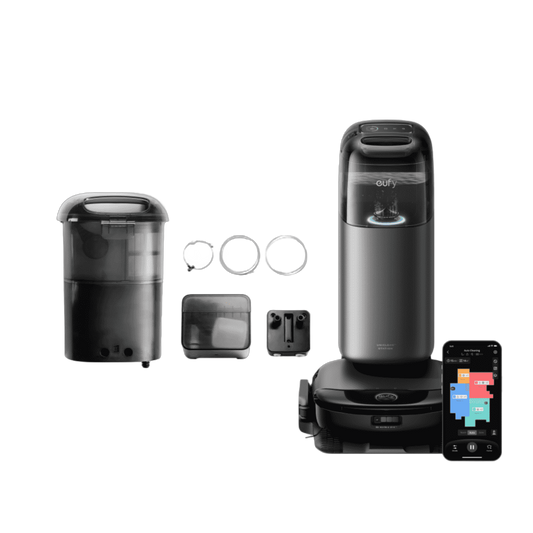 eufy Wisch- und Saugroboter S1 Pro HydroJet mit Automatischem Frisch- und Abwassermodul