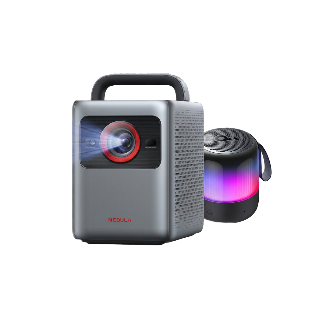 Cosmos 4K SE + soundcore Glow Mini Lautsprecher