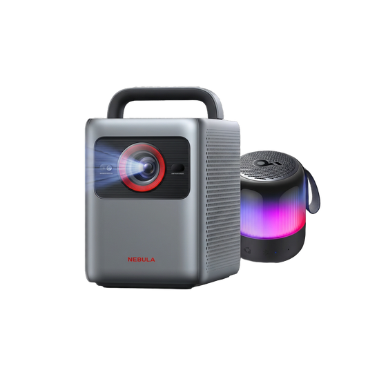 Cosmos 4K SE + soundcore Glow Mini Lautsprecher