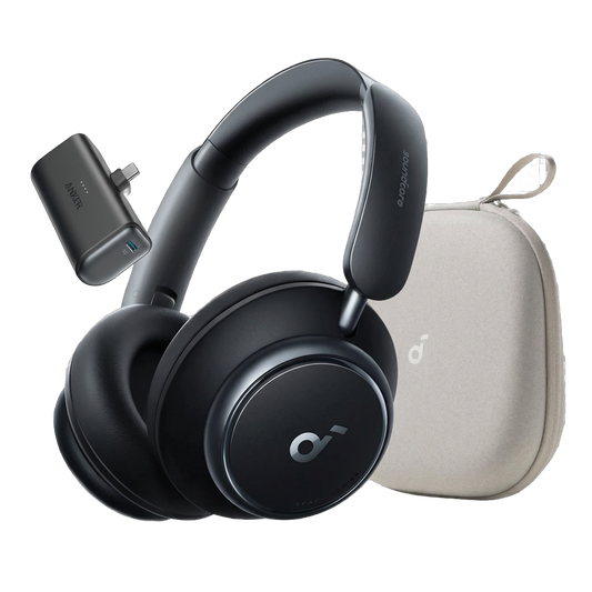 Space Q45 & Anker Nano Powerbank & Kopfhörer-Case