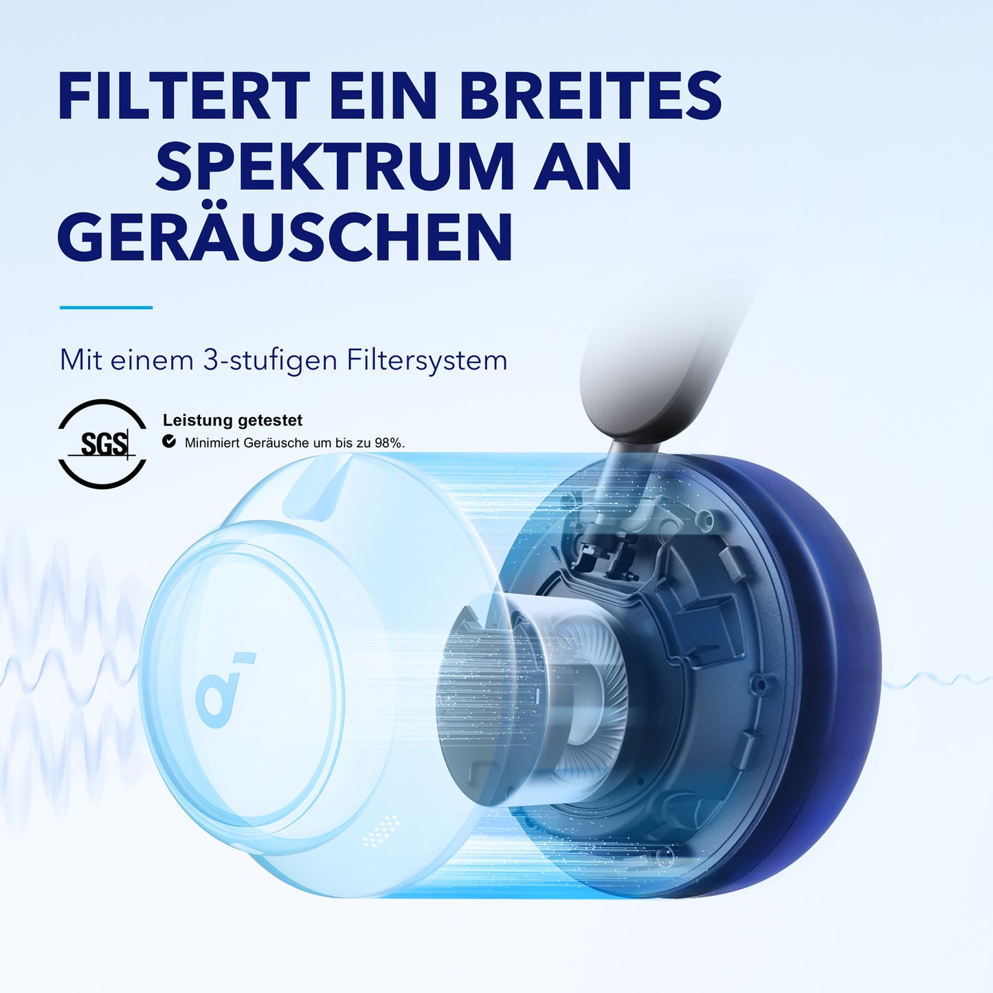 Space Q45 | Langlebige Noise-Cancelling-Kopfhörer