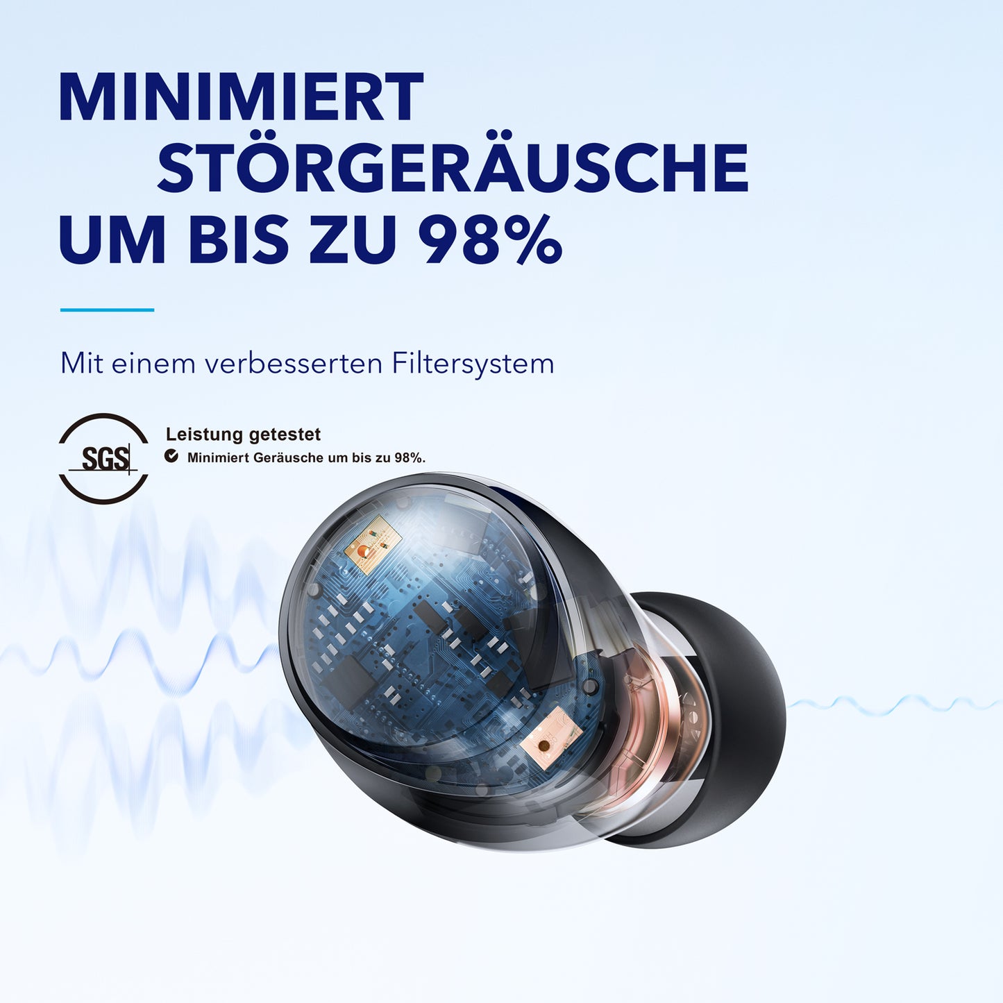 Space A40 | Langlebige Earbuds mit Noise Cancelling