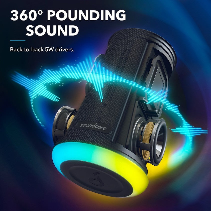 soundcore Flare Mini | Tragbarer Party Lautsprecher