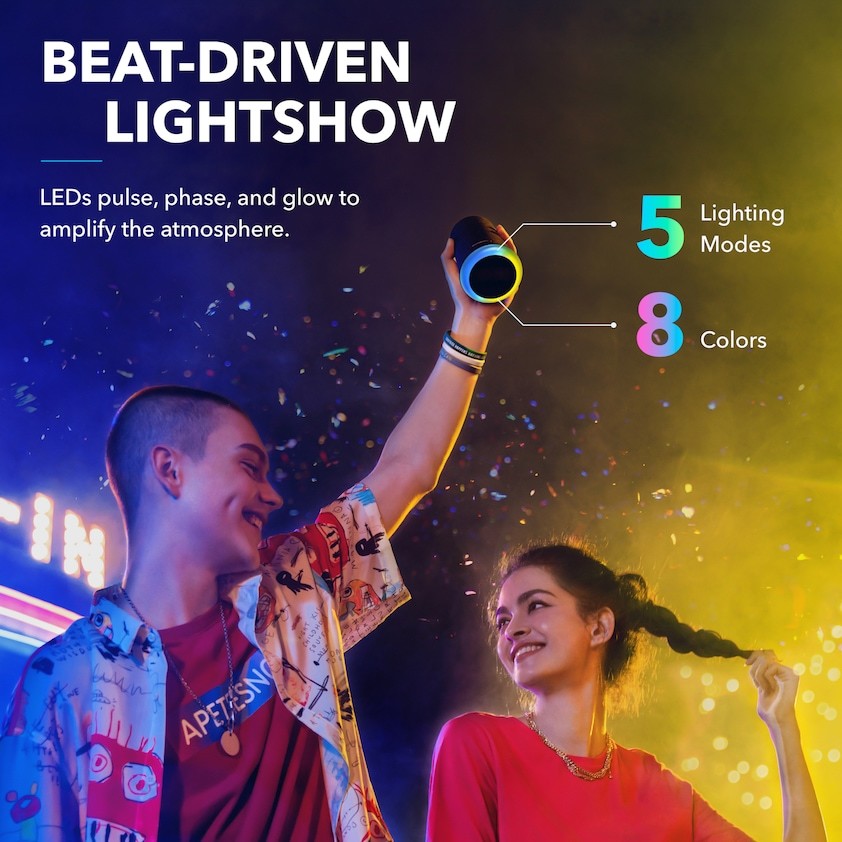 soundcore Flare Mini | Tragbarer Party Lautsprecher